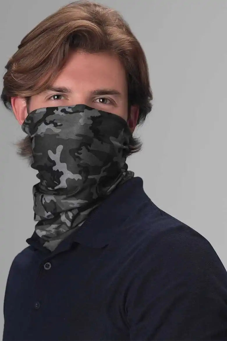 Valucap Vc20 Neck Gaiter - Gray Camo - Multi-colored / Osfm
