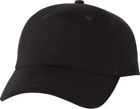 Valucap Vc200 Brushed Twill Cap - Black - 6 5/8’’ - 7 3/8’’