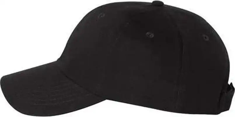 Valucap Vc200 Brushed Twill Cap - Black - 6 5/8’’ - 7 3/8’’