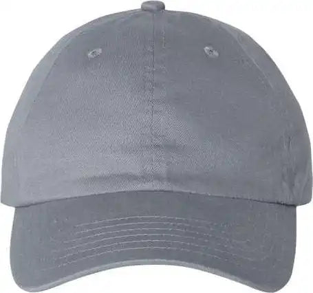 Valucap Vc200 Brushed Twill Cap - Dark Grey - Gray / 6 5/8’’ - 7 3/8’’