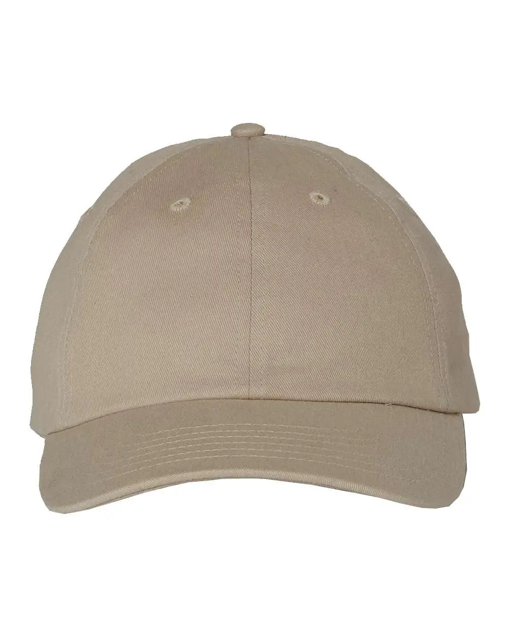 Valucap Vc200 Brushed Twill Cap - Khaki - one Size Fits Most