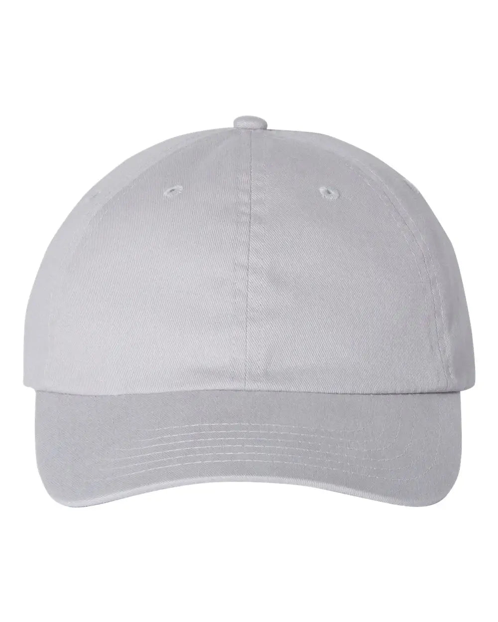 Valucap Vc200 Brushed Twill Cap - Light Gray - one Size Fits Most