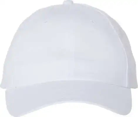 Valucap Vc200 Brushed Twill Cap White / 6 5/8’’ 7 3/8’’