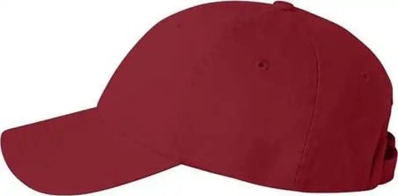 Valucap Vc300a Adult Bio Washed Classic Dads Cap Cardinal / 6 5/8’’ 7 3/8’’