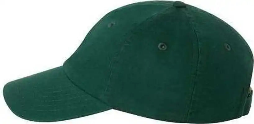 Valucap Vc300a Adult Bio-washed Classic Dads Cap - Forest Green - 6 5/8’’ - 7 3/8’’