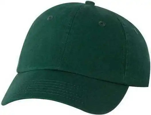 Valucap Vc300a Adult Bio-washed Classic Dads Cap - Forest Green - 6 5/8’’ - 7 3/8’’
