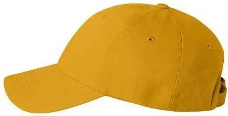 Valucap Vc300a Adult Bio Washed Classic Dads Cap Gold / 6 5/8’’ 7 3/8’’