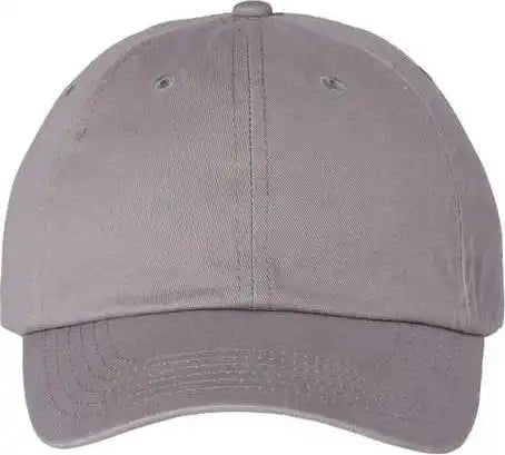 Valucap Vc300a Adult Bio-washed Classic Dads Cap - Grey - Gray / 6 5/8’’ - 7 3/8’’