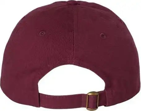 Valucap Vc300a Adult Bio Washed Classic Dads Cap Maroon / 6 5/8’’ 7 3/8’’