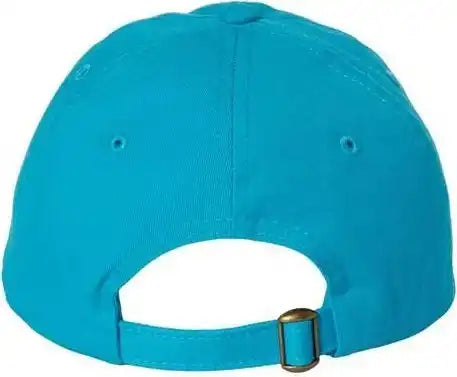 Valucap Vc300a Adult Bio Washed Classic Dads Cap Neon Blue / 6 5/8’’ 7 3/8’’