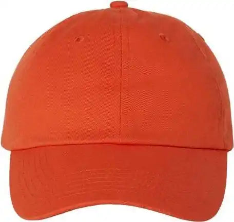 Valucap Vc300a Adult Bio Washed Classic Dads Cap Orange Forest / 6 5/8’’ 7 3/8’’