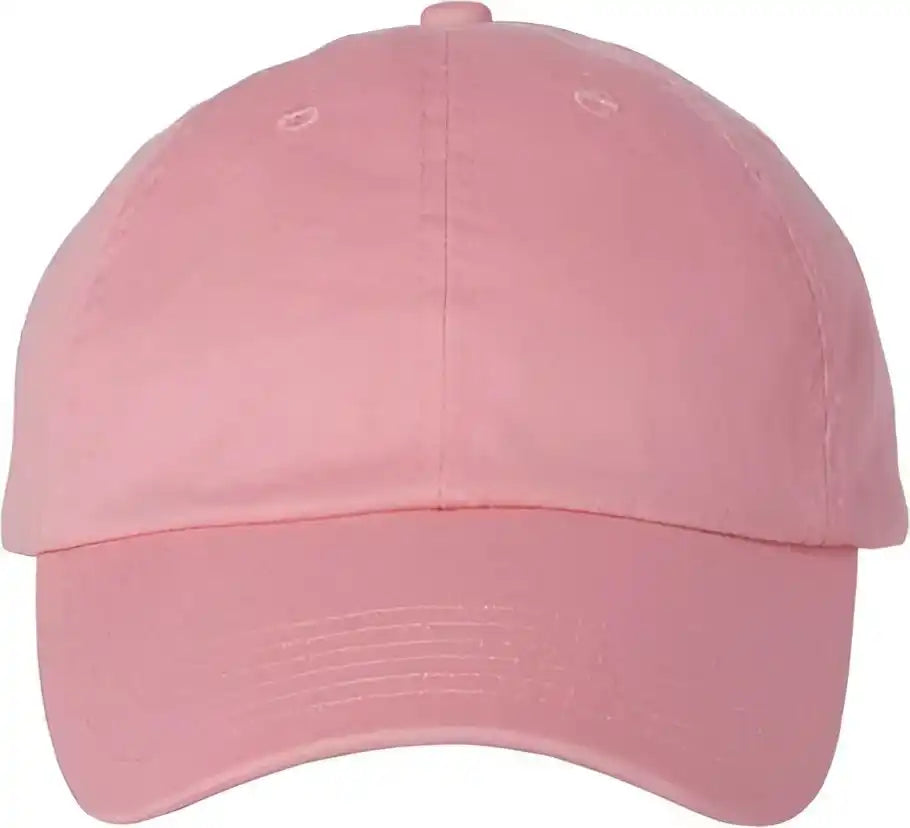 Valucap Vc300a Adult Bio Washed Classic Dads Cap Pink / 6 5/8’’ 7 3/8’’