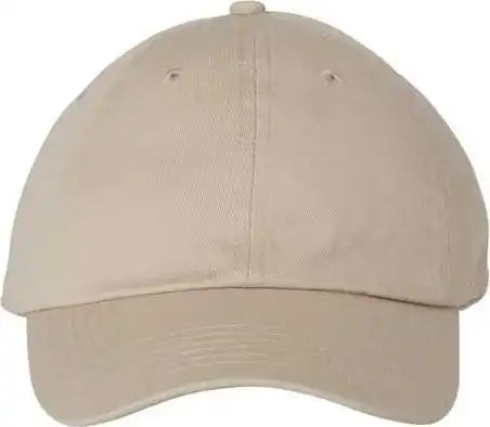 Valucap Vc300a Adult Bio-washed Classic Dads Cap - Stone - Ivory / 6 5/8’’ - 7 3/8’’