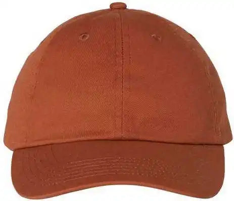 Valucap Vc300a Adult Bio-washed Classic Dads Cap - Texas Orange - 6 5/8’’ - 7 3/8’’