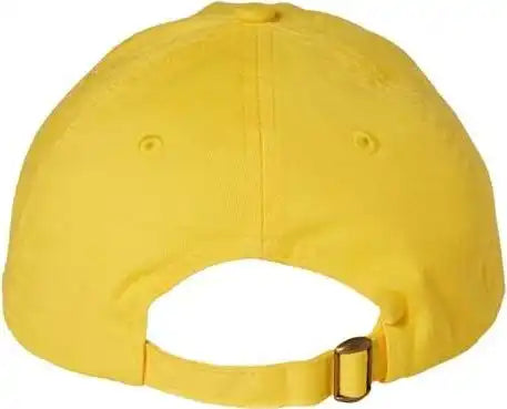 Valucap Vc300a Adult Bio Washed Classic Dads Cap Yellow / 6 5/8’’ 7 3/8’’