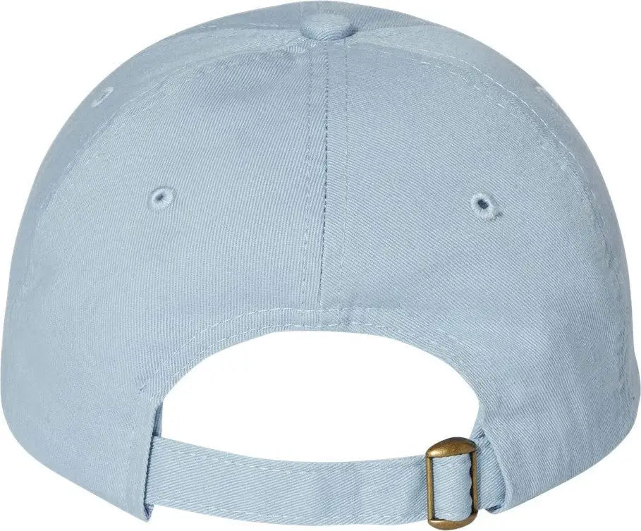 Valucap Vc300a Bio-washed Classic Dad Cap - Baby Blue
