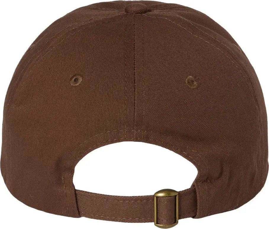 Valucap Vc300a Bio-washed Classic Dad Cap - Brown - one Size Fits Most