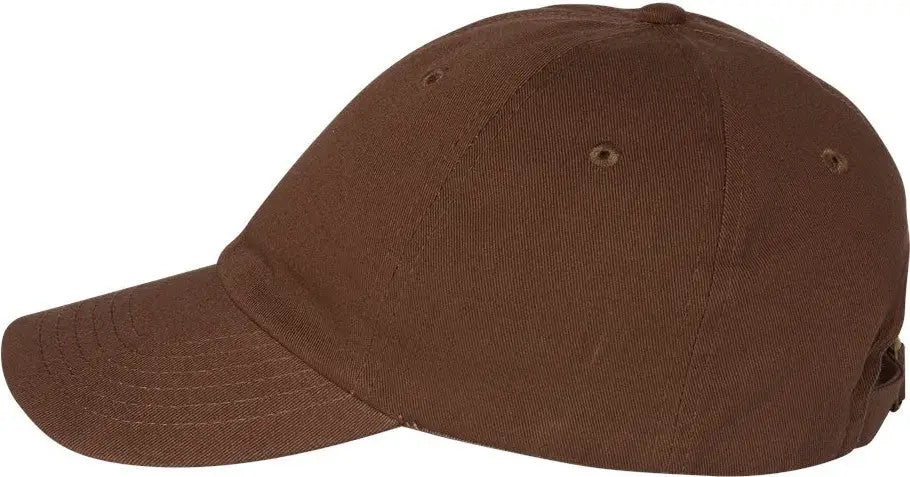 Valucap Vc300a Bio-washed Classic Dad Cap - Brown - one Size Fits Most