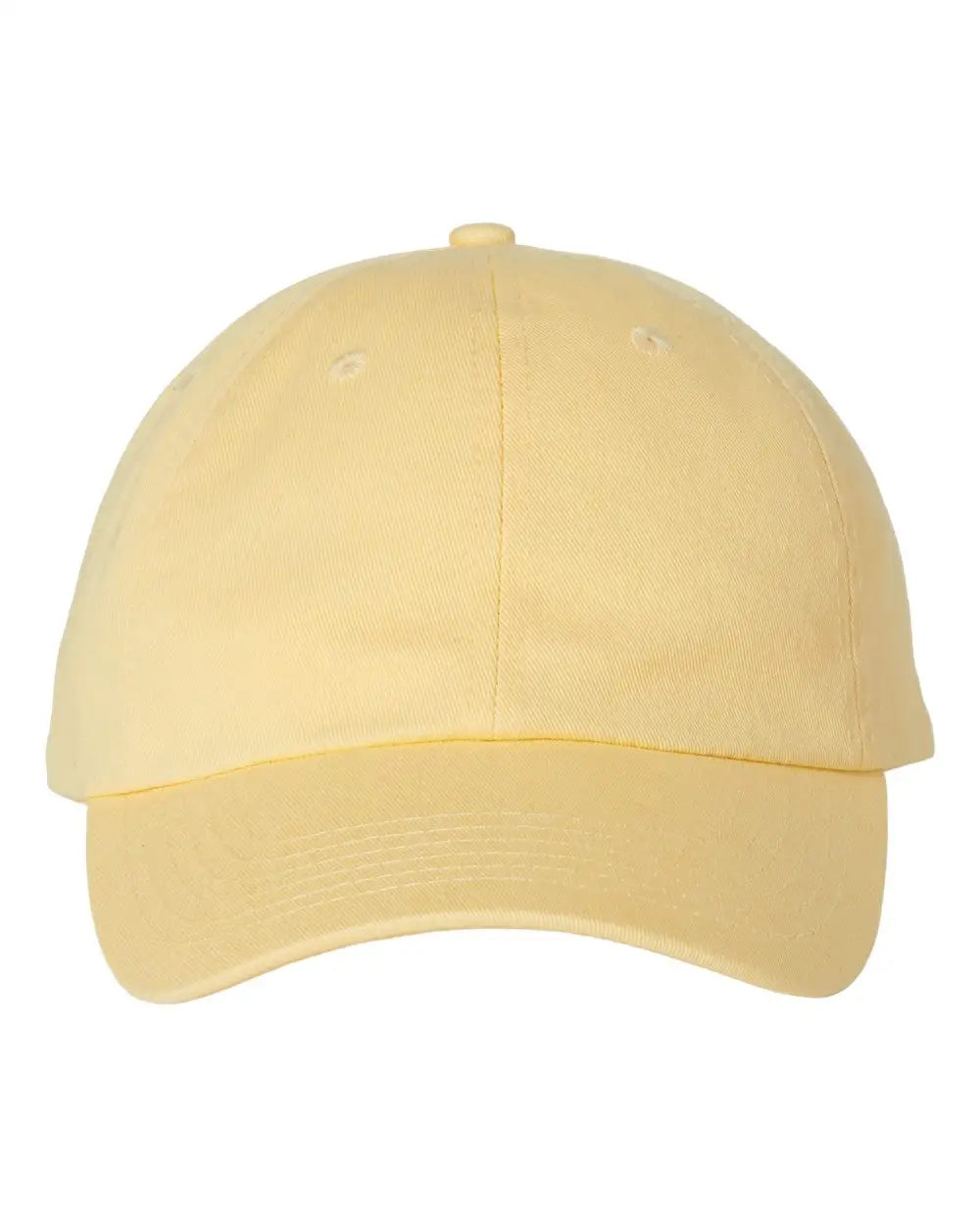 Valucap Vc300a Bio-washed Classic Dad Cap - Butter - one Size Fits Most