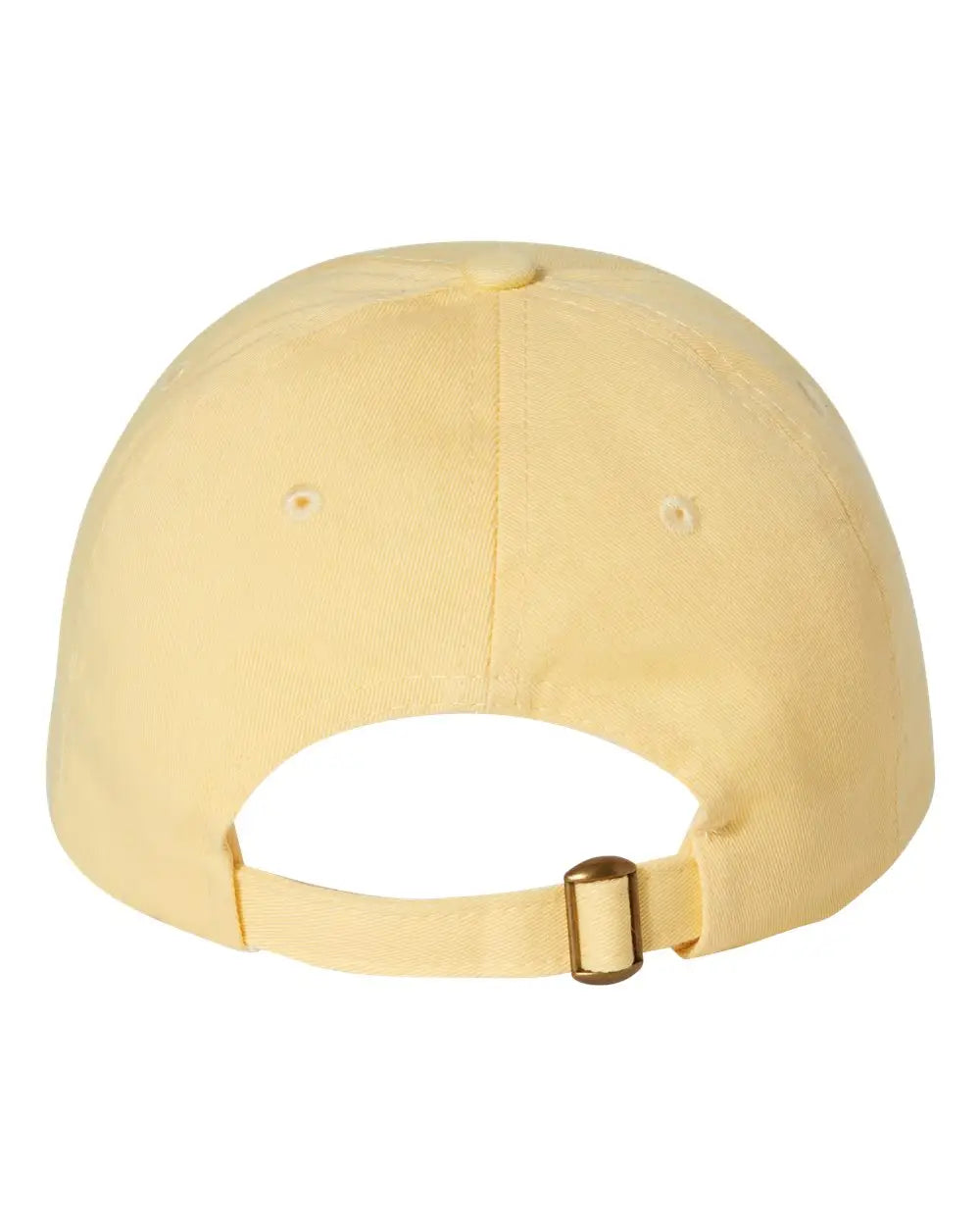 Valucap Vc300a Bio-washed Classic Dad Cap - Butter - one Size Fits Most