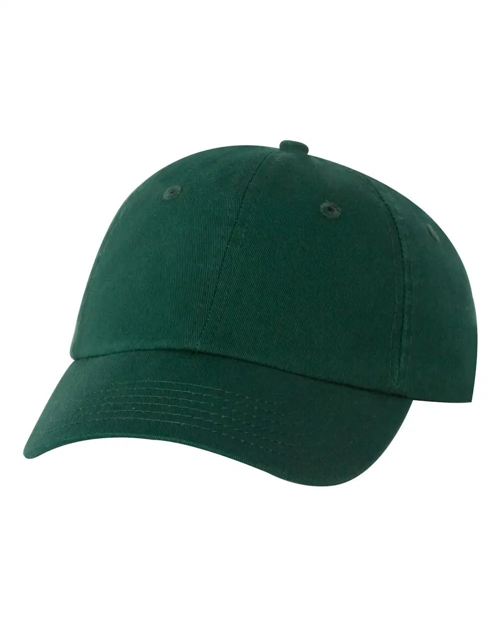 Valucap Vc300a Bio-washed Classic Dad Cap - Forest Green - one Size Fits Most