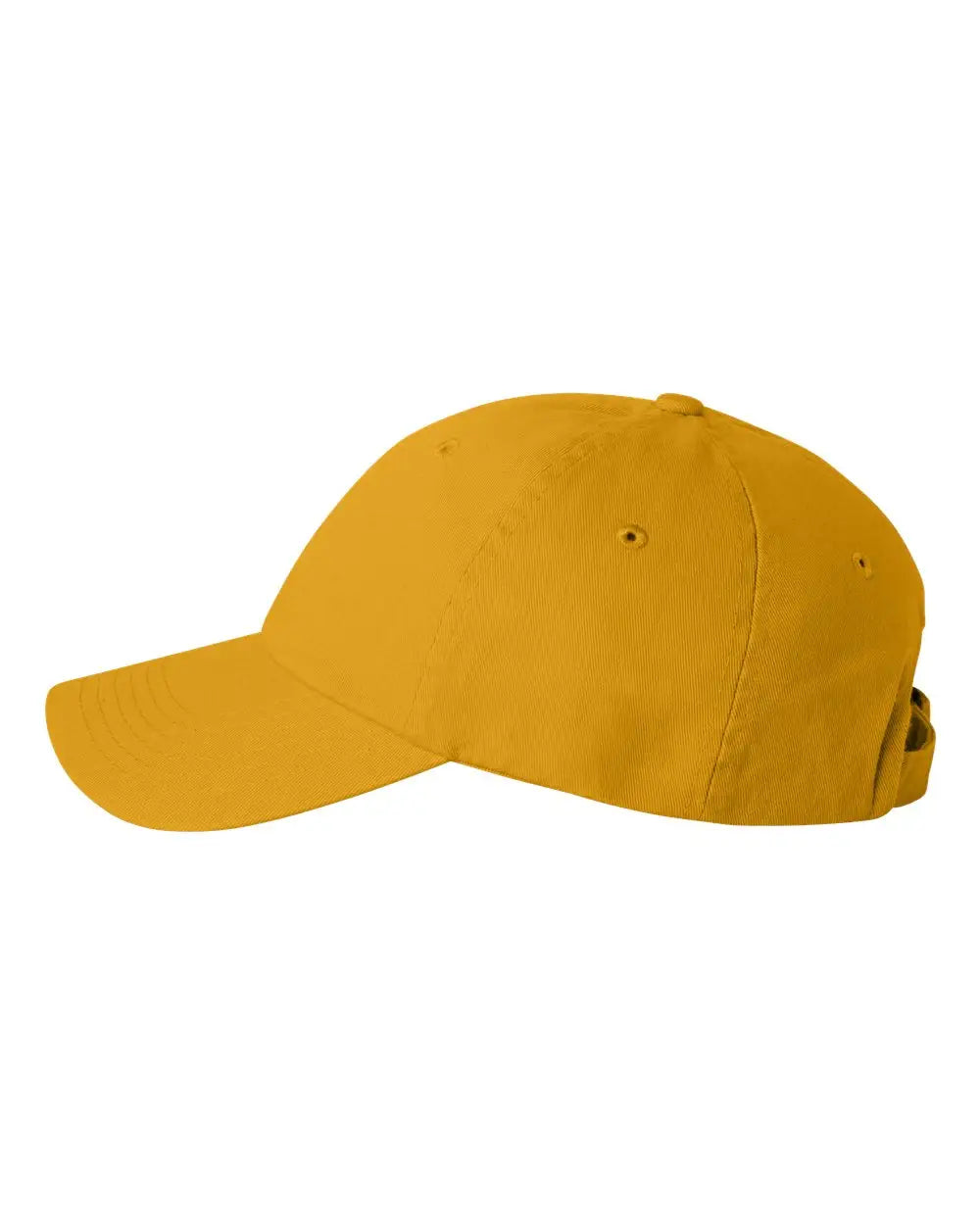 Valucap Vc300a Bio-washed Classic Dad Cap - Gold - one Size Fits Most
