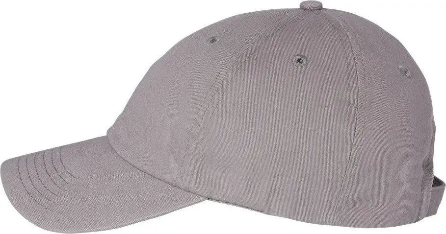 Valucap Vc300a Bio-washed Classic Dad Cap - Gray - one Size Fits Most