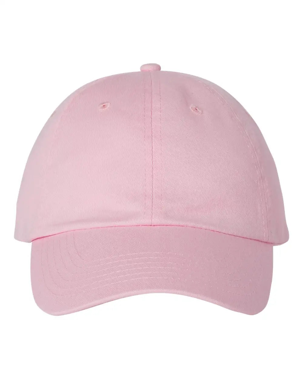 Valucap Vc300a Bio-washed Classic Dad Cap - Light Pink - one Size Fits Most