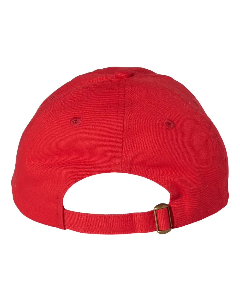 Valucap Vc300a Bio-washed Classic Dad Cap - Red - one Size Fits Most