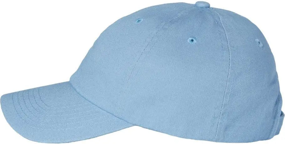 Valucap Vc300a Bio-washed Classic Dad Cap - Sky Blue - one Size Fits Most