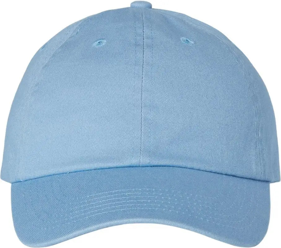 Valucap Vc300a Bio-washed Classic Dad Cap - Sky Blue - one Size Fits Most