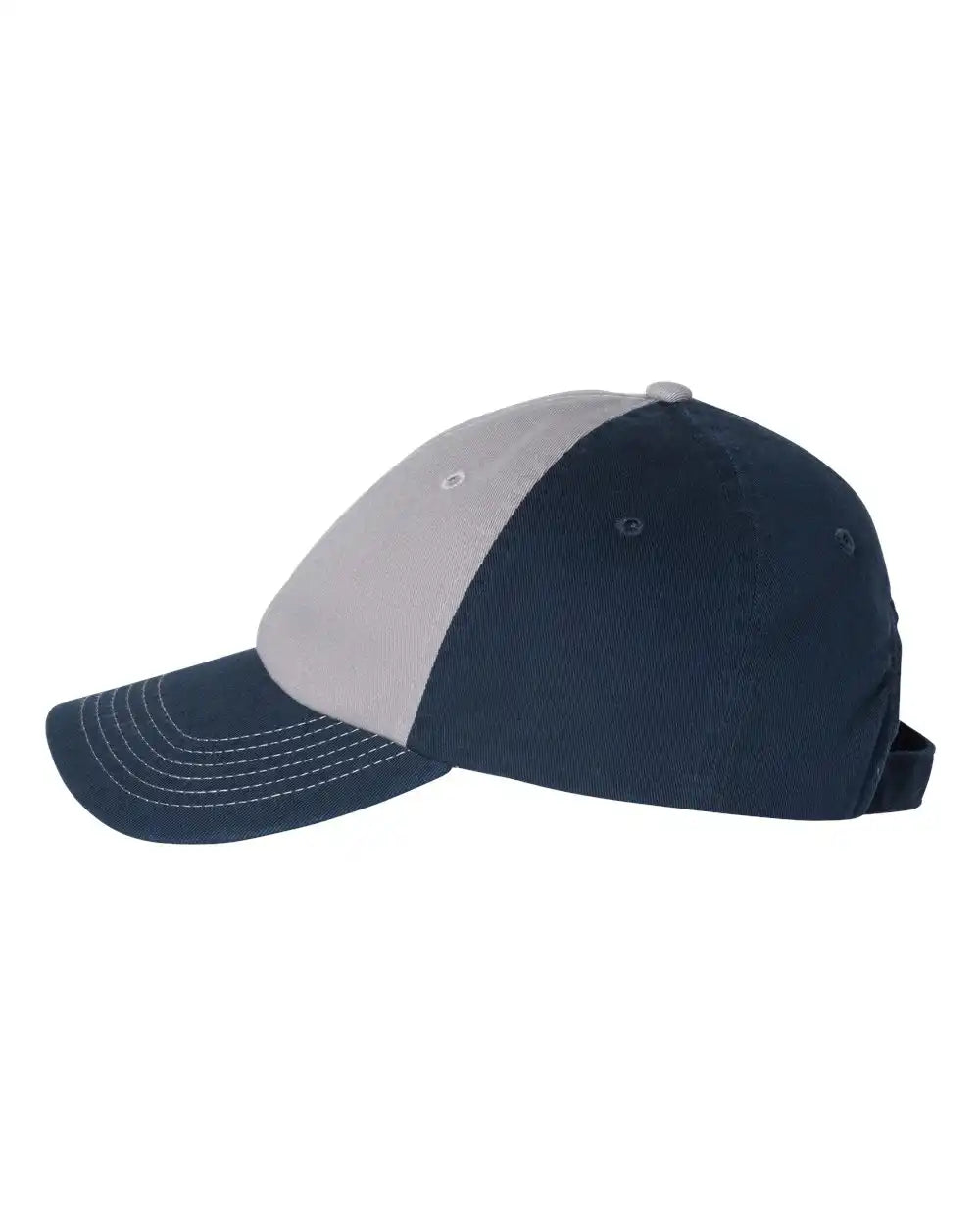 Valucap Vc300a Bio-washed Classic Dad Hat - Grey Navy - Grey/ / Adjustable