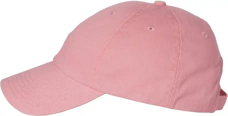 Valucap Vc300a Bio-washed Classic Dad Hat - Pink - Adjustable