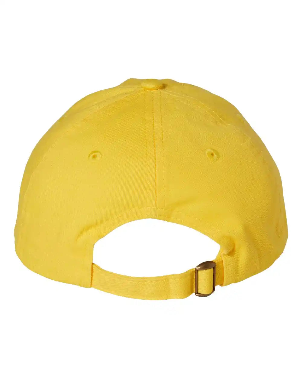 Valucap Vc300a Bio-washed Classic Dad Hat - Yellow - Adjustable
