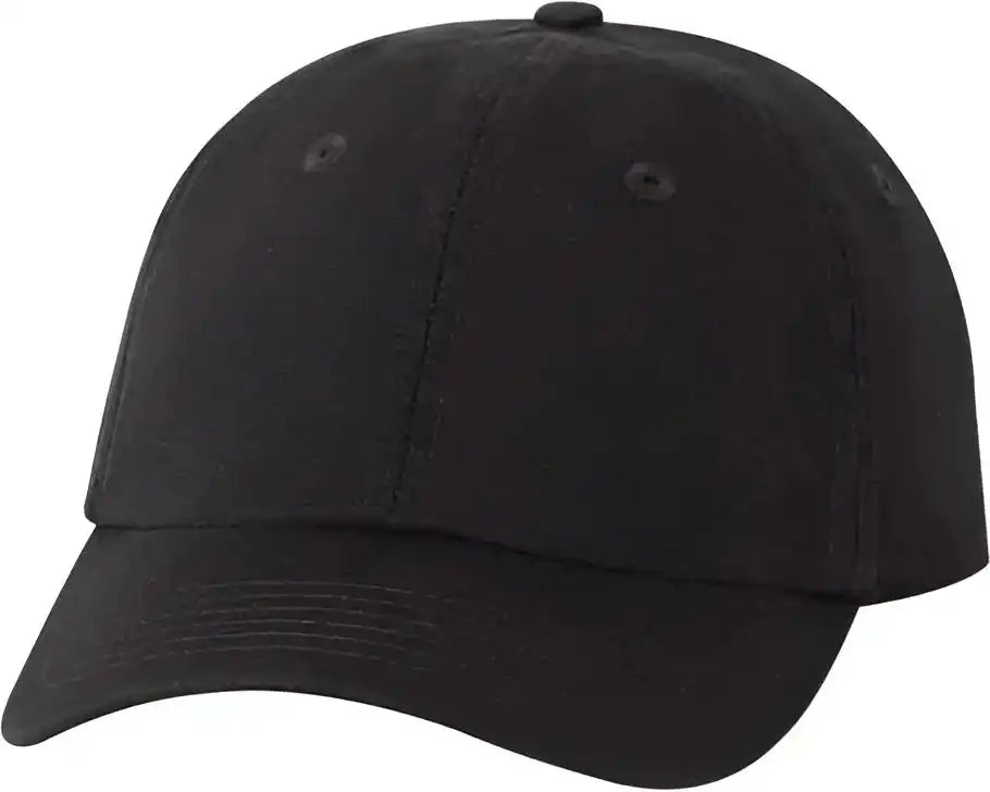 Valucap Vc300y Small Fit Bio Washed Dad’s Cap Black / 6 5/8’’ 7 3/8’’