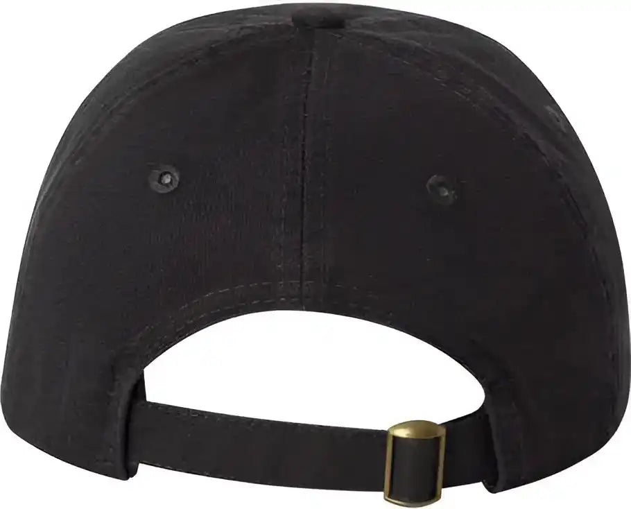 Valucap Vc300y Small Fit Bio-washed Dad’s Cap - Black - 6 5/8’’ - 7 3/8’’