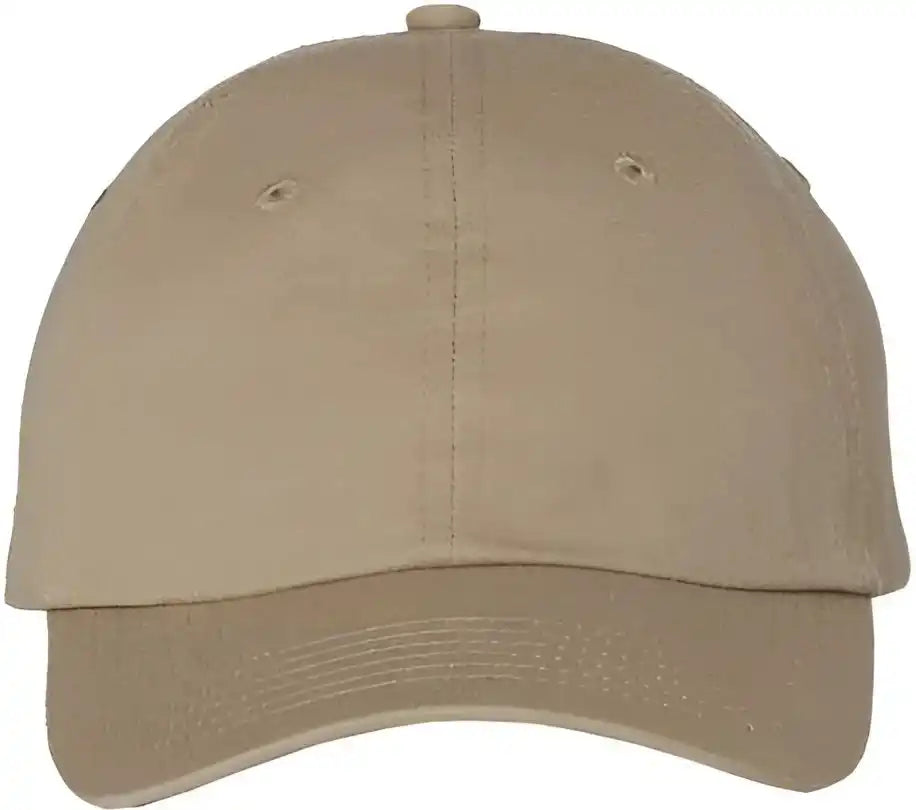 Valucap Vc300y Small Fit Bio Washed Dad’s Cap Khaki / 6 5/8’’ 7 3/8’’
