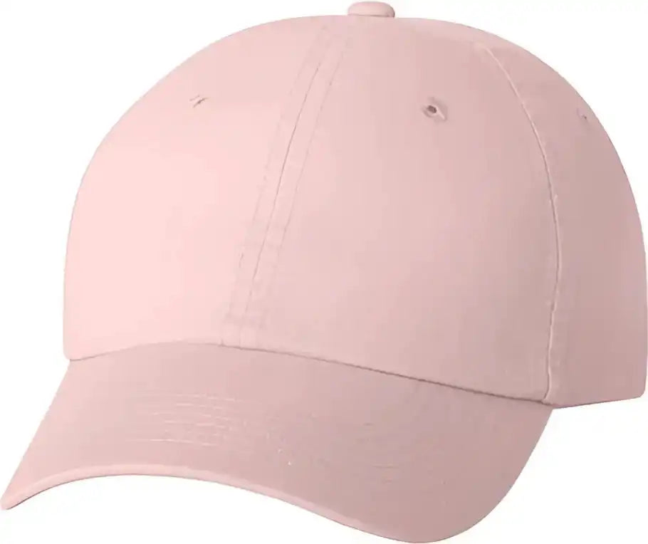 Valucap Vc300y Small Fit Bio Washed Dad’s Cap Light Pink / 6 5/8’’ 7 3/8’’