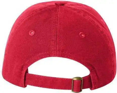 Valucap Vc300y Small Fit Bio Washed Dad’s Cap Red / 6 5/8’’ 7 3/8’’