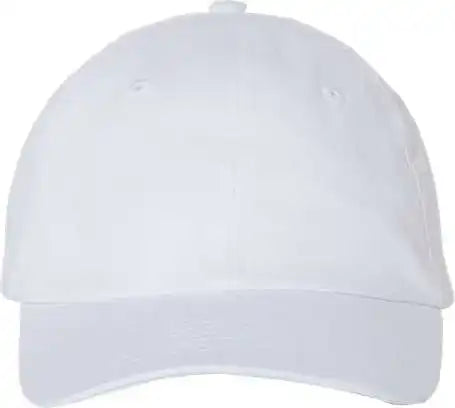 Valucap Vc300y Small Fit Bio Washed Dad’s Cap White / 6 5/8’’ 7 3/8’’