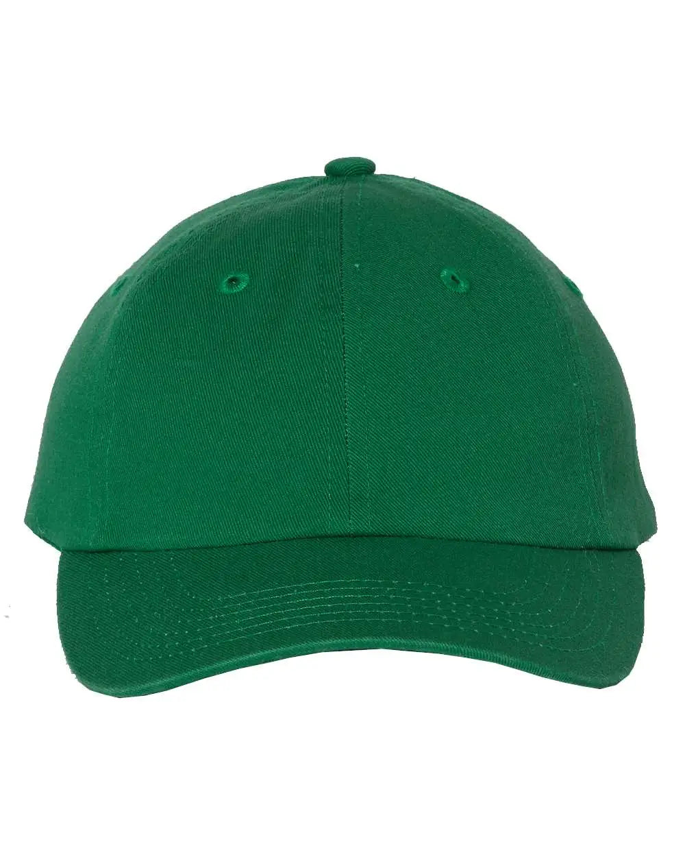 Valucap Vc300y Youth Small Fit Bio-washed Dad Cap - Kelly - one Size Fits Most
