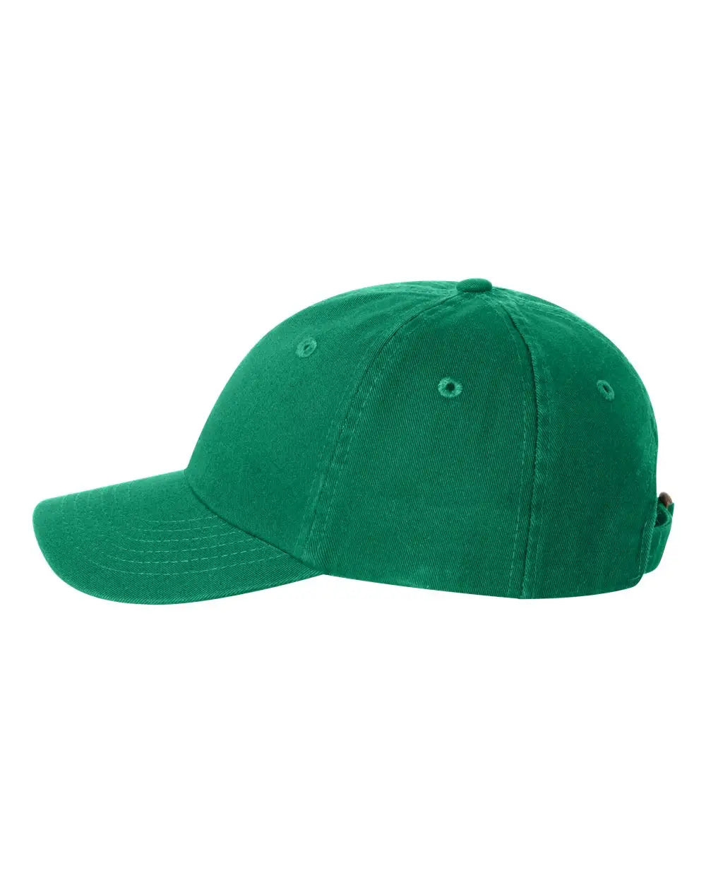 Valucap Vc300y Youth Small Fit Bio-washed Dad Cap - Kelly - one Size Fits Most