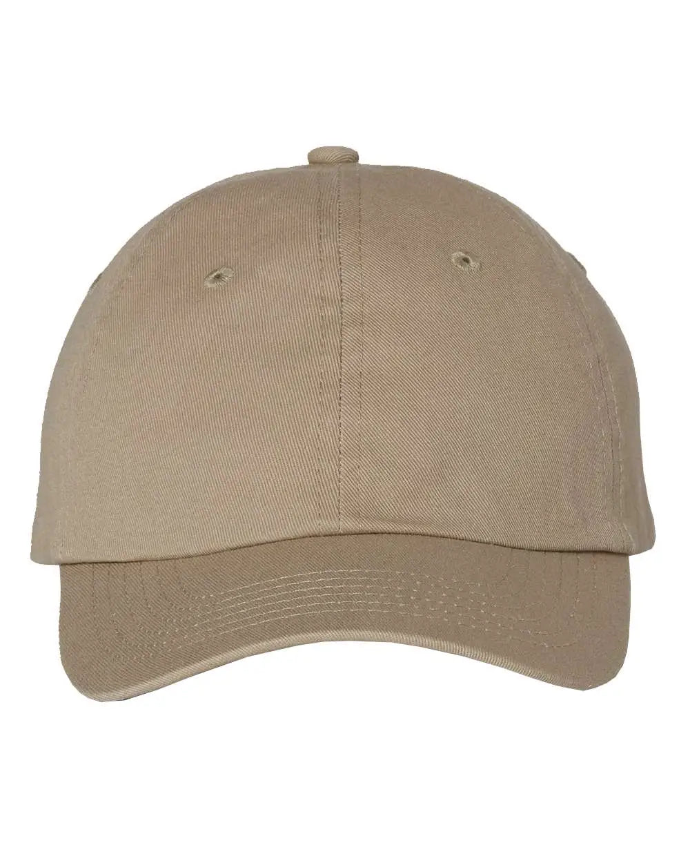 Valucap Vc300y Youth Small Fit Bio-washed Dad Cap - Khaki