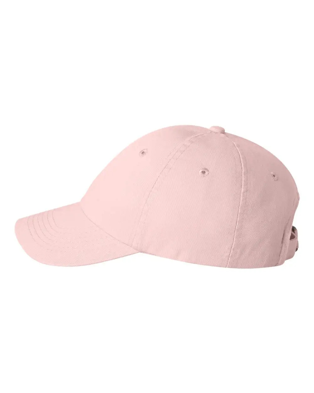 Valucap Vc300y Youth Small Fit Bio-washed Dad Cap - Light Pink - one Size Fits Most