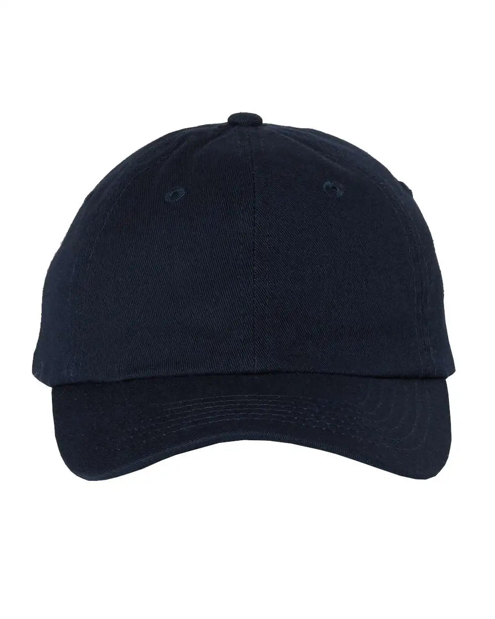 Valucap Vc300y Youth Small Fit Bio-washed Dad Cap - Navy - one Size Fits Most