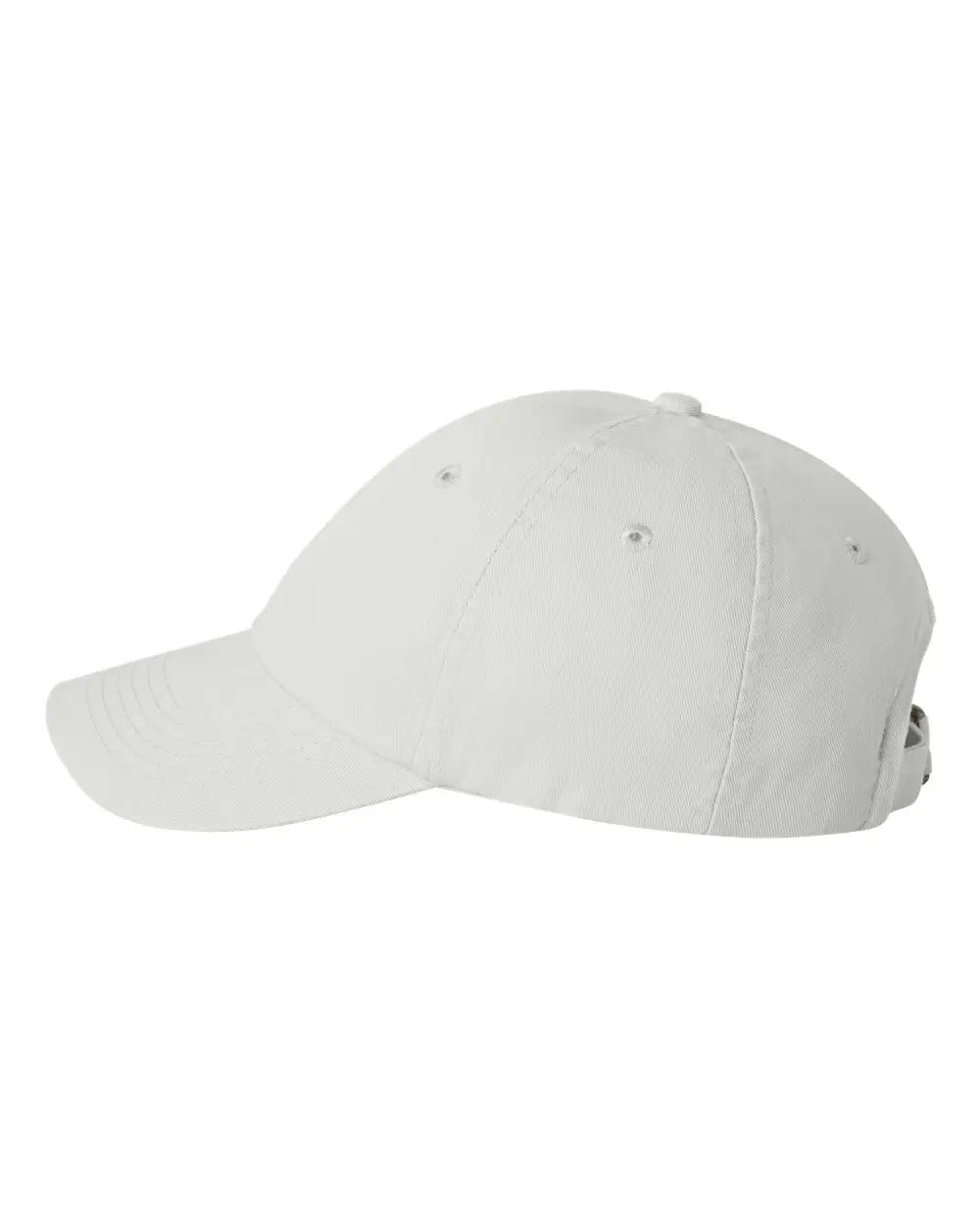Valucap Vc300y Youth Small Fit Bio-washed Dad Cap - White - one Size Fits Most