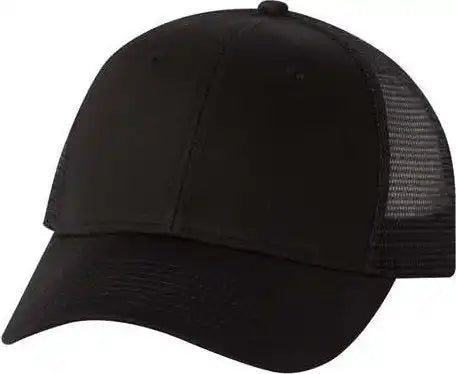 Valucap Vc400 Mesh-back Trucker Cap - Black - 6 5/8’’ - 7 3/8’’