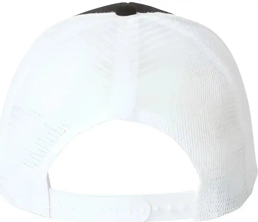 Valucap Vc400 Mesh-back Trucker Cap - Black White - 6 5/8’’ - 7 3/8’’
