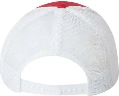 Valucap Vc400 Mesh Back Trucker Cap Red White / 6 5/8’’ 7 3/8’’