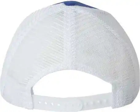 Valucap Vc400 Mesh-back Trucker Cap - Royal White - 6 5/8’’ - 7 3/8’’